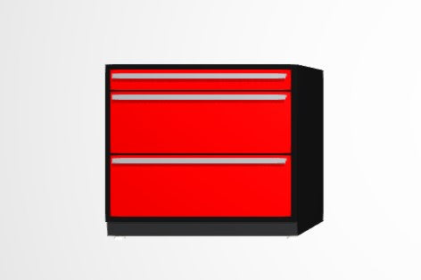 Cabinet 3 Tiroirs Fusion Plus