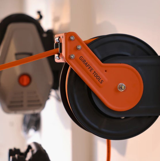 Enrouleur de tuyau d'air rétractable avec support AHR3850B