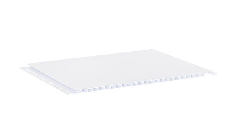 Planche de PVC pour murs et plafonds NexKor BLANC 3/8¨ x 18¨