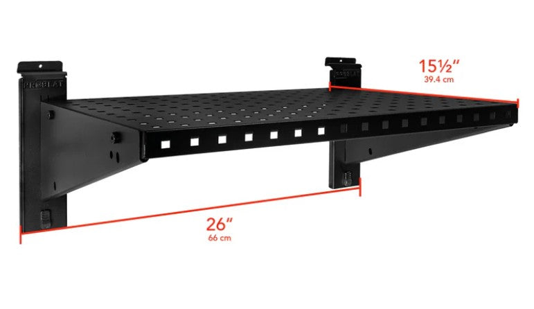 STEALTH Étagères en métal ultra-robuste de 24 po – Ensemble de 2