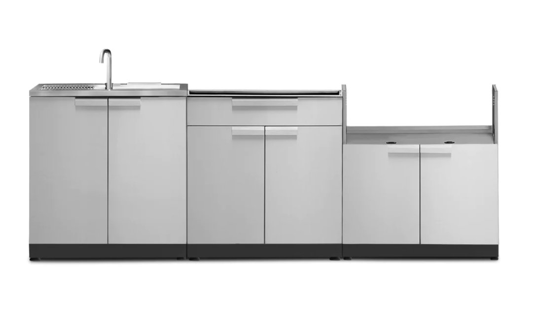 NewAge Outdoor Kitchen 3 Piece Cabinet Set
