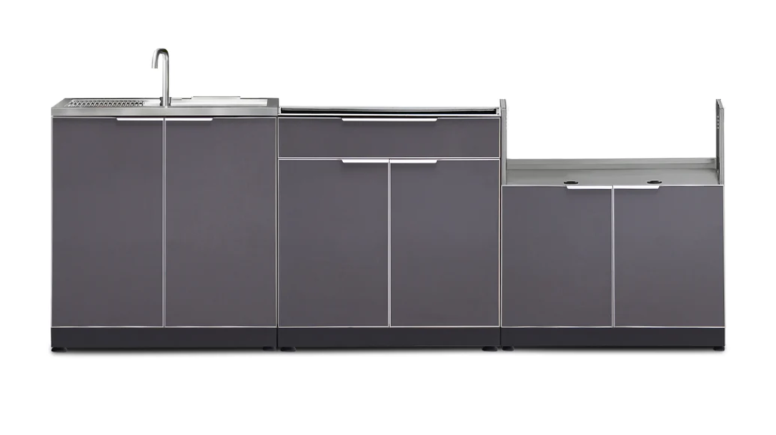NewAge Outdoor Kitchen 3 Piece Cabinet Set