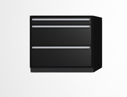 Cabinet 3 Tiroirs Fusion Plus