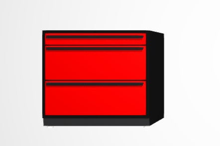 Cabinet 3 Tiroirs Fusion Plus