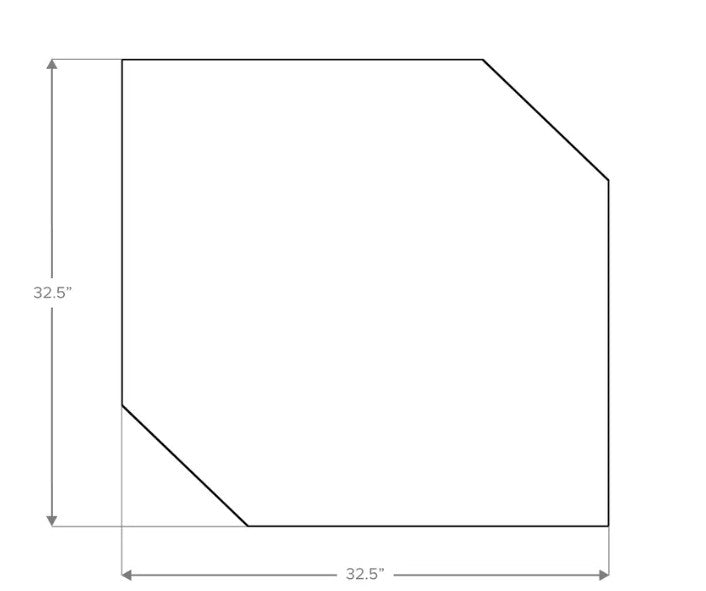 Meuble d'angle modulaire à 90 degrés de la série Classic 65006SS