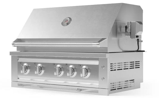 Barbecue Platinum · Acier inoxydable 304 · Encastrable · BBQ36¨ Gaz naturel 6690036GN