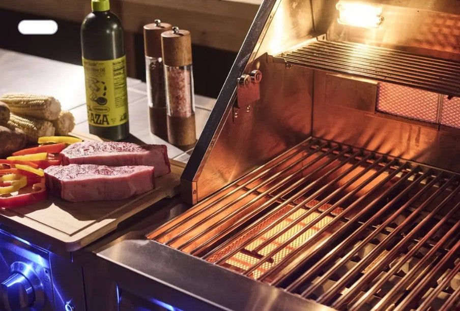 Barbecue Platinum · Acier inoxydable 304 · Encastrable · BBQ36¨ Gaz naturel 6690036GN