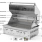 Barbecue Platinum · Acier inoxydable 304 · Encastrable · BBQ36¨ Gaz naturel 6690036GN