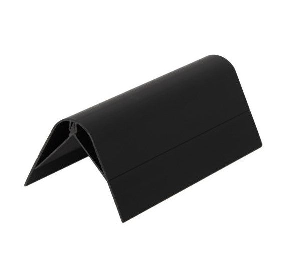 Moulure multi-coin en PVC, partie femelle, NEXkor, noir, 12'