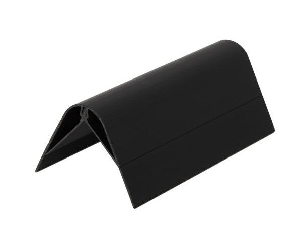Moulure multi-coin en PVC, partie mâle, NEXkor, noir, 12'