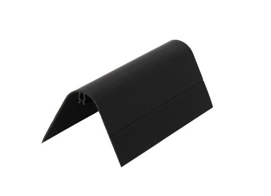 Moulure multi-coin en PVC, partie femelle, NEXkor, noir, 12'