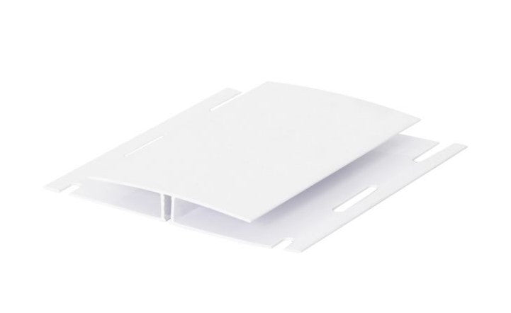 Moulure multi-H en PVC, NEXkor, blanc pur, 12'