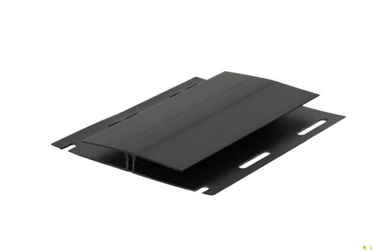 Moulure multi-H en PVC, NEXkor, noir, 12'