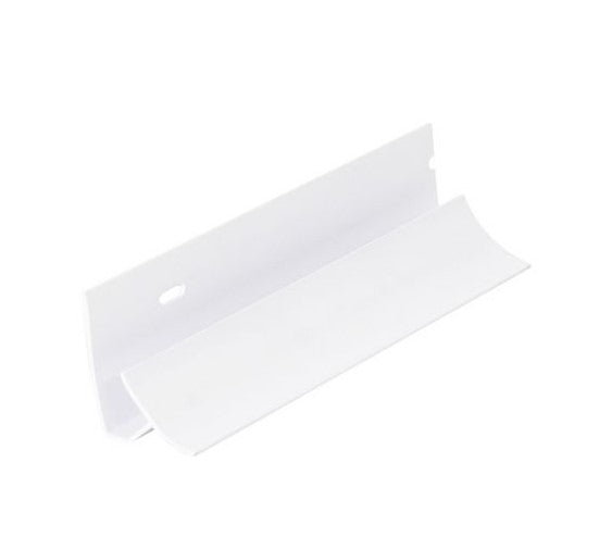 Moulure coin intérieur courbé en PVC, NEXkor, blanc pur, 12'