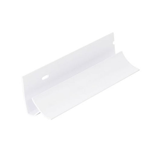 Moulure coin intérieur courbé en PVC, NEXkor, blanc pur, 12'