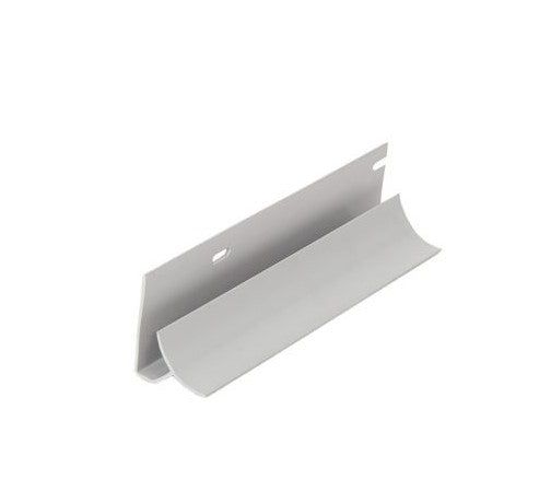 Moulure coin intérieur courbé en PVC, NEXkor, gris, 12'
