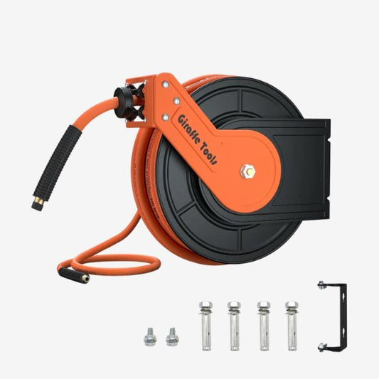 Enrouleur de tuyau d'air rétractable avec support AHR3850B