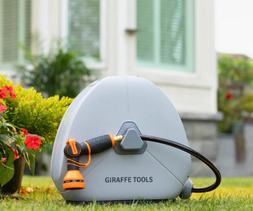 Enrouleur de tuyau rétractable monté au sol, 1/2¨ x 82' à 130'