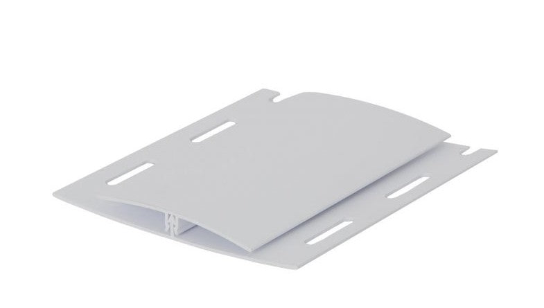 Moulure cap de H-Trim Clip, NEXkor, gris, 12'