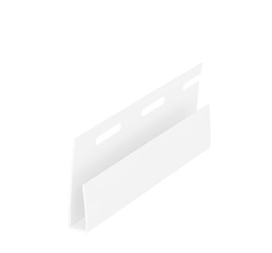 Moulure en J en PVC, NEXkor, blanc pur, 12'