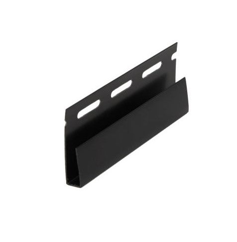 Moulure en J en PVC, NEXkor, noir, 12'