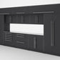 Armoires LUX — Ensemble de 16 pieds — Grand coffre + Modules supérieurs