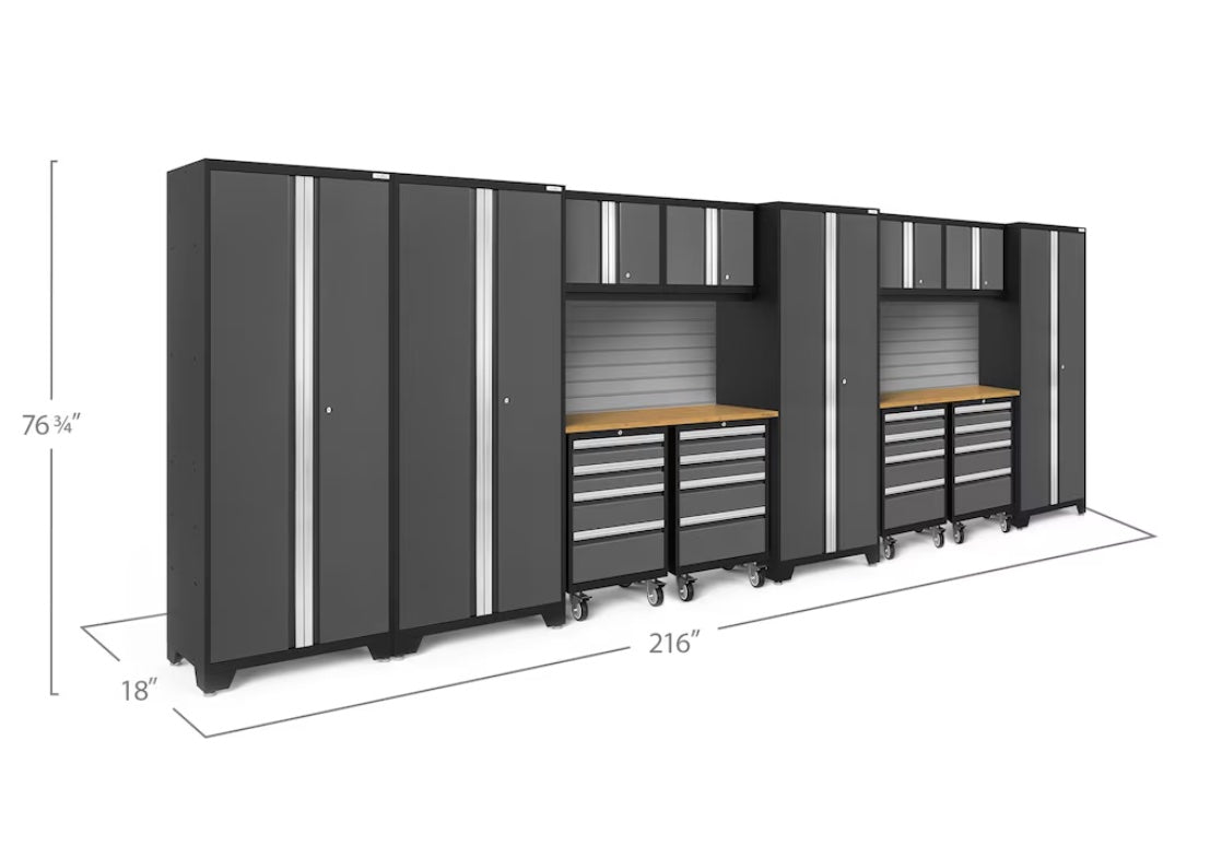 NewAge Bold Series 14 Piece Cabinet Set - armoire de garage 14 pieces