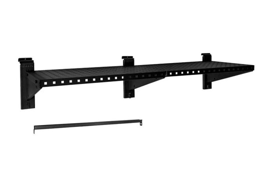 STEALTH Étagère en métal ultra-robuste de48 po avec pôle à vêtements