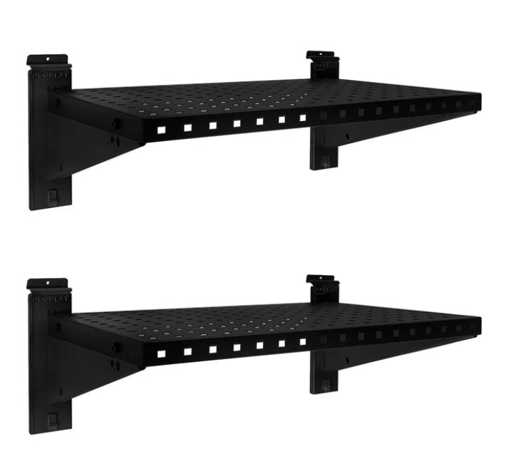 STEALTH Étagères en métal ultra-robuste de 24 po – Ensemble de 2