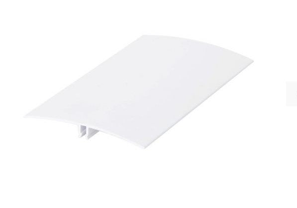 Moulure cap de H-Trim Clip, NEXkor, blanc pur, 12'
