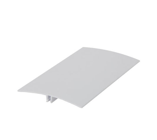 Moulure cap de H-Trim Clip, NEXkor, gris, 12'