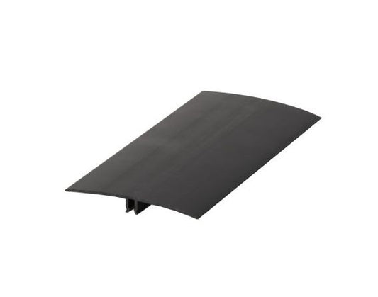 Moulure cap de H-Trim Clip, en PVC, NEXkor, noir, 12'