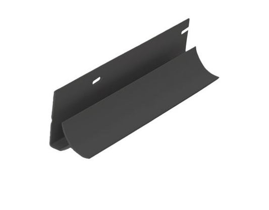 Moulure coin intérieur courbé en PVC, NEXkor, noir, 12'