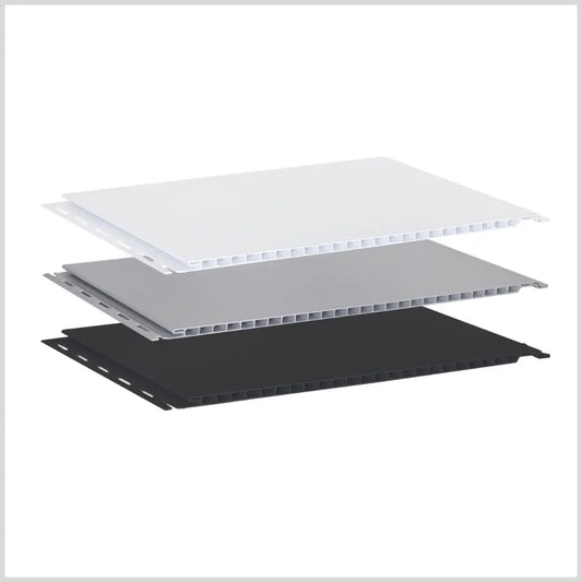 Planche de PVC pour murs et plafonds Noir - NEXkor