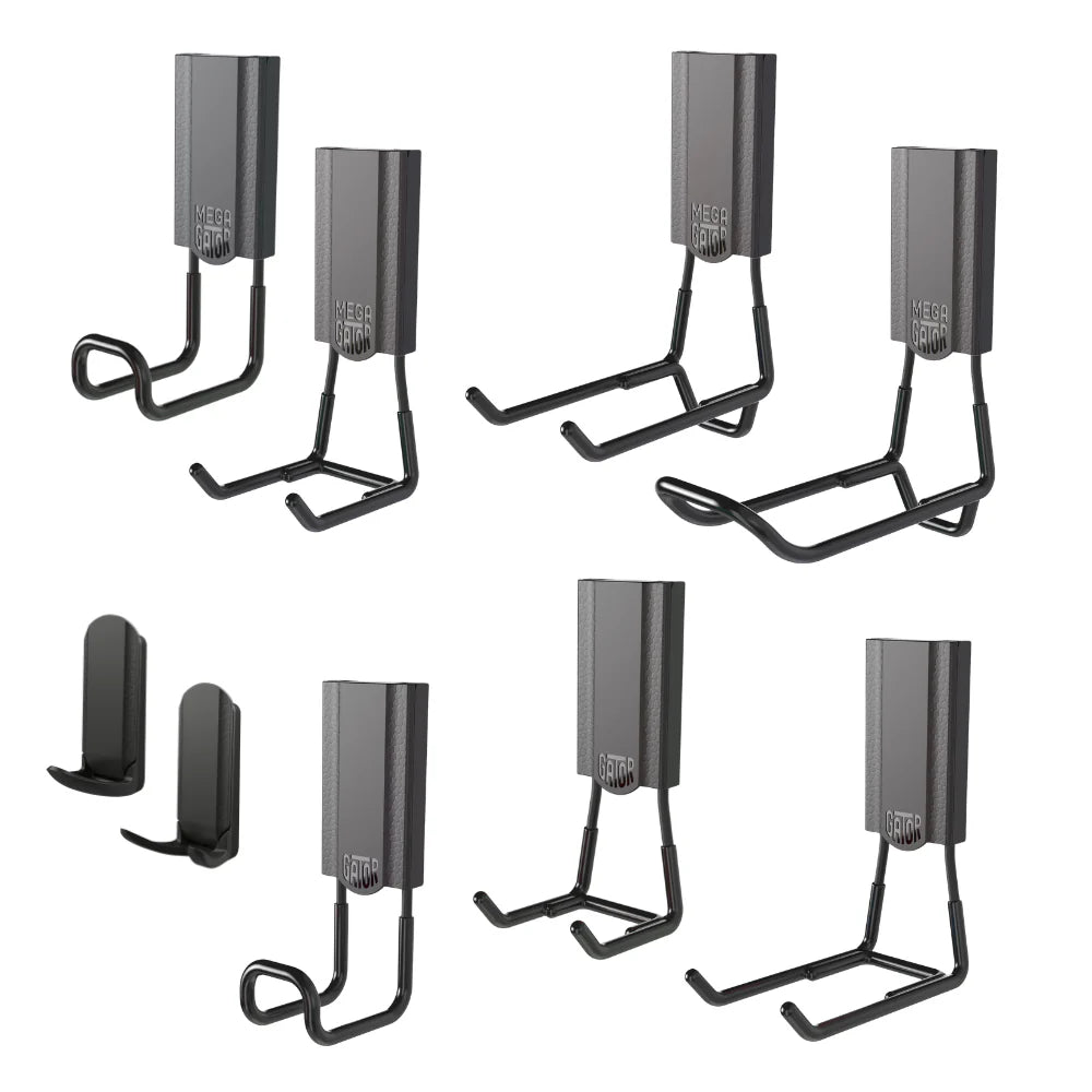 Ensemble de 9 crochets magnétiques polyvalents – capacité de 15, 25 et 45 lb