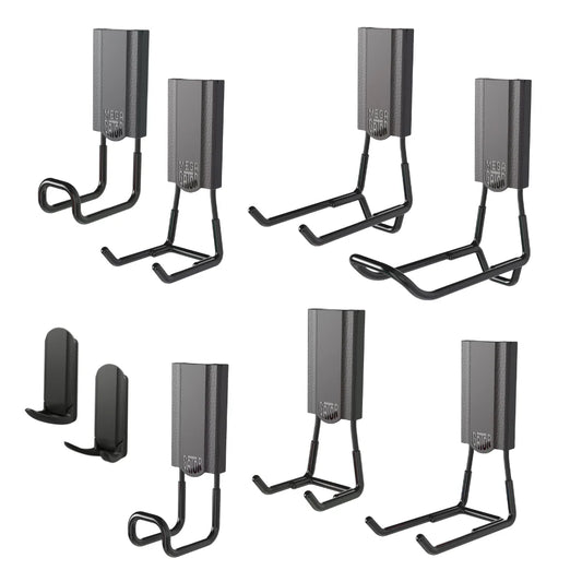 Ensemble de 9 crochets magnétiques polyvalents – capacité de 15, 25 et 45 lb