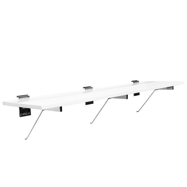 Proslat 48-inch White Shelf